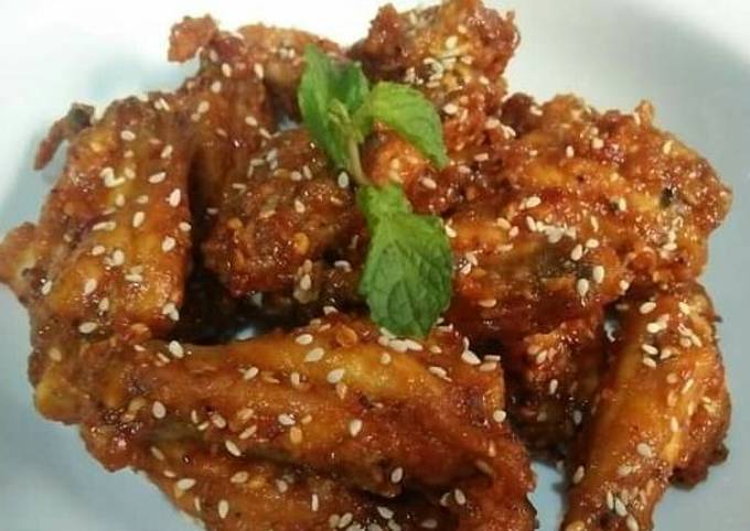 Crispy Chicken Hot Wings🔥😍