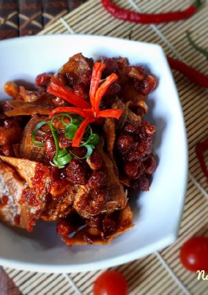 Foto resep Balado Ikan Asin Bilis & Kacang Tanah