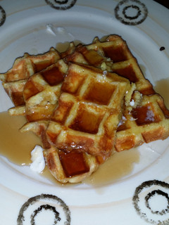 A picture of French Toast waffles.