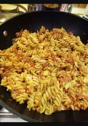 Tonhalas tészta recept fotója