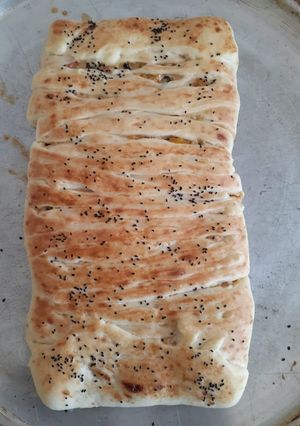 صورة لوصفة الفطيرة التركية