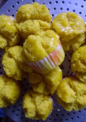Foto resep Bolu kukus labu kuning tanpa telur