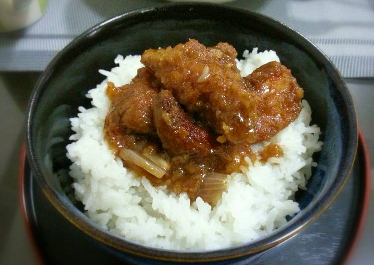 Fried Chicken with Teriyaki Sauce