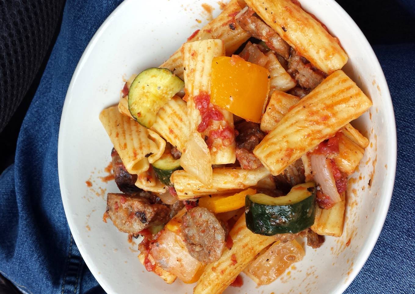 Sausage and Veggie Rigatoni