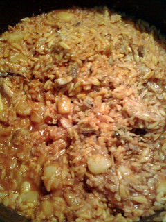 A picture of yellow tail stew.