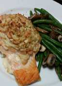 Stuffed Salmon w/ Crab and Shrimp