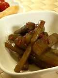 Stir Fried Burdock and Konnyaku