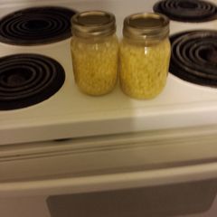 A picture of simple pickled corn.