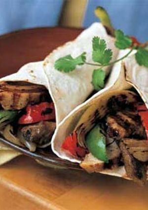 A picture of Fajitas.