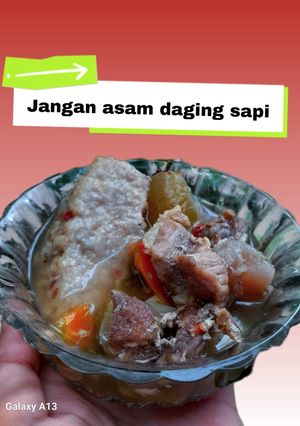Foto resep Sayur asem daging sapi