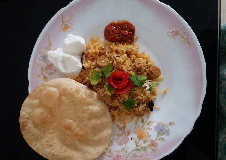 Recipe of Speedy Soya Chunks Biriyani