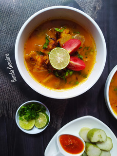 Foto resep Lontong Kikil Surabaya