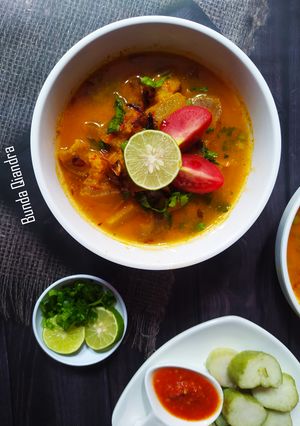 Foto resep Lontong Kikil Surabaya
