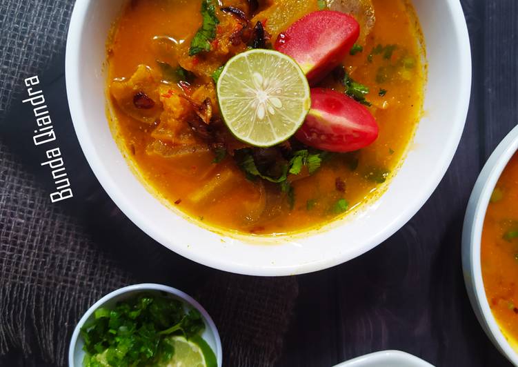 Bumbu Lontong Kikil Surabaya | Langkah Membuat Lontong Kikil Surabaya Yang Lezat