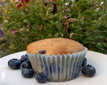 Easy Recipe Blueberry Muffins  Very Delicious