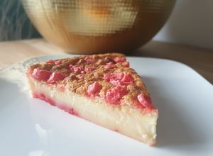 Une photo de ※ Gâteau magique aux pralines roses ※