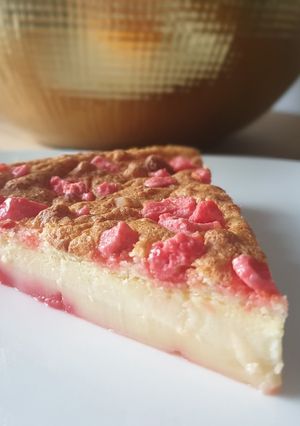 Une photo de ※ Gâteau magique aux pralines roses ※