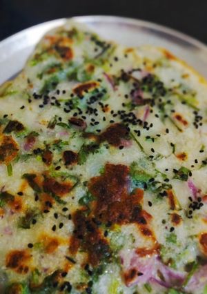 A picture of Rice flour chila.