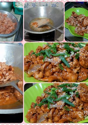 Foto resep Ayam saus jeruk