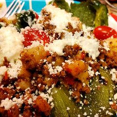 A picture of Poblano Stack.