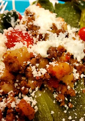 A picture of Poblano Stack.