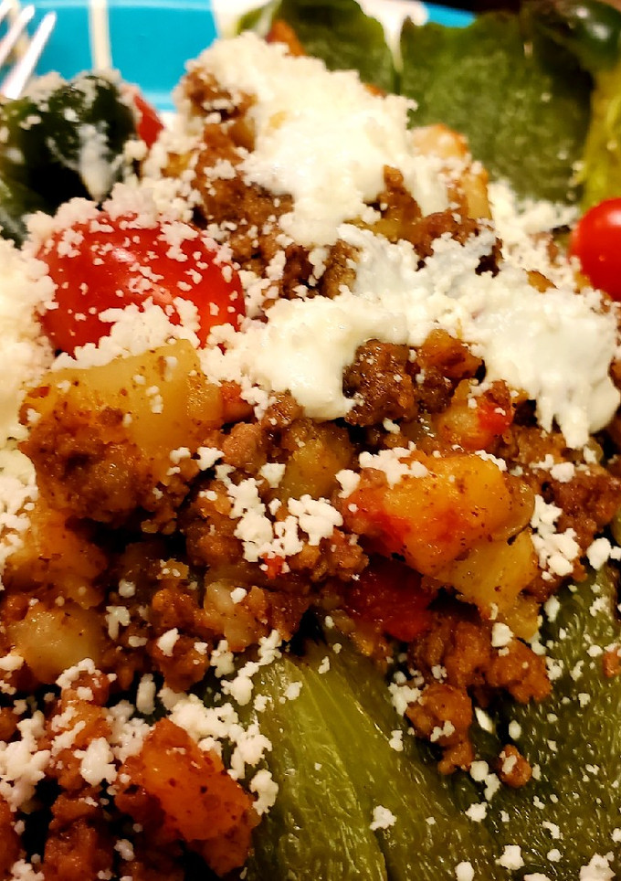 A picture of Poblano Stack.
