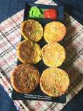 Mix Dal Bottlegourd Mini Pan Cake - Mix Dal Lauki Chilla