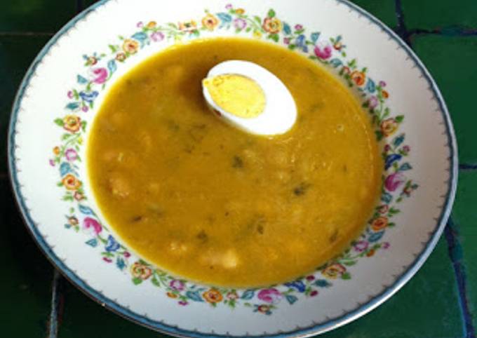 Sopa de alubias del convento Receta de Mercedes Cossío- Cookpad