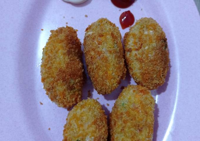 Kroket kentang isi sayuran