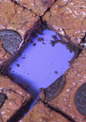 Una foto de Brownie de Oreo