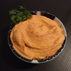 Red hummus A picture of Red hummus.