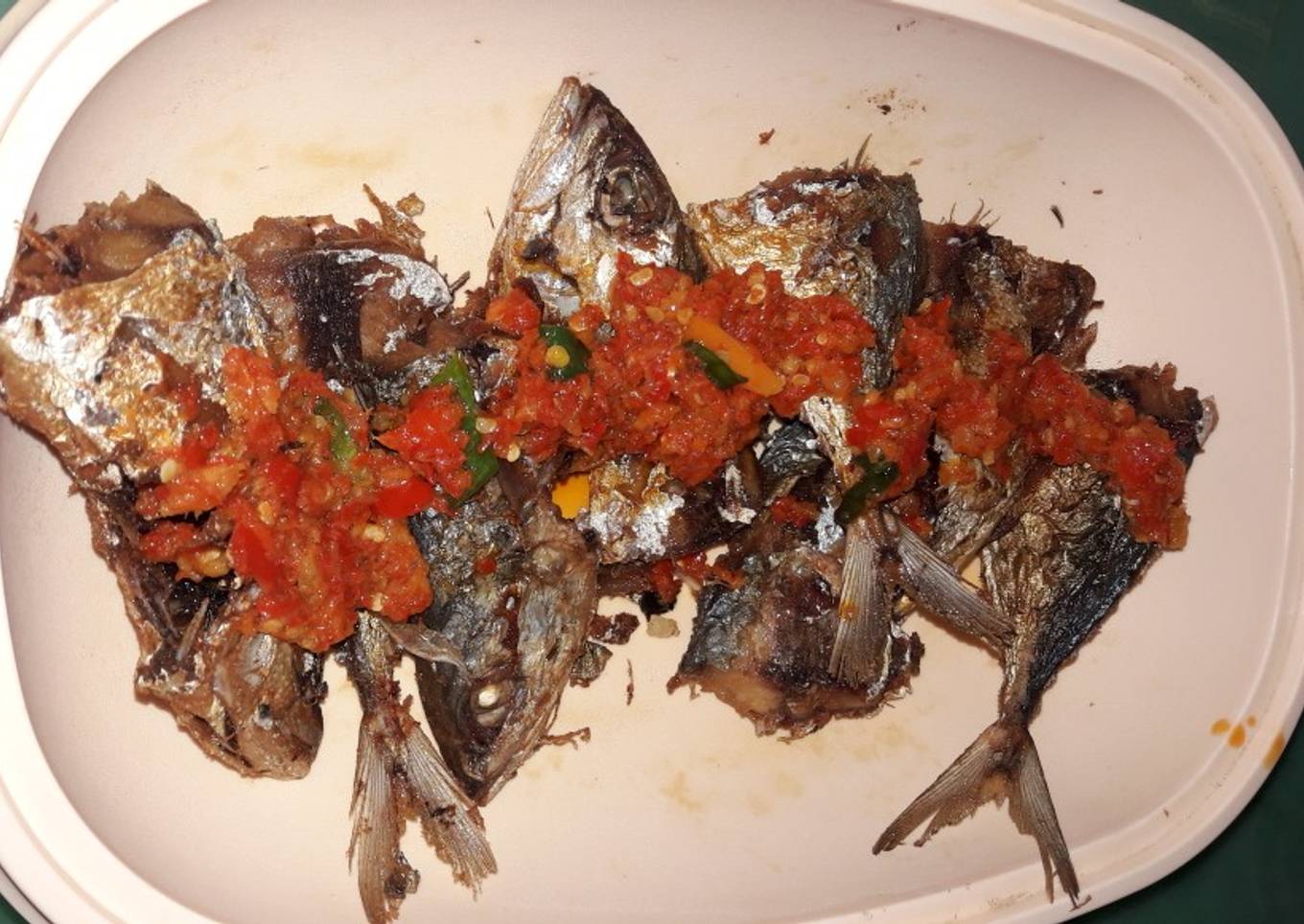 Ikan Kembung Goreng Rica-Rica Manado