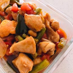 A picture of Chicken Paprik (Malaysians' Favorite).
