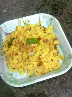 A picture of Kanda poha.