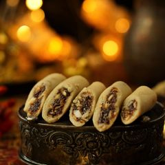 A picture of Kaju Anjeer Rolls.