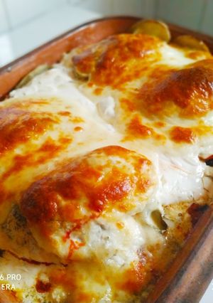Töltött csirkemell recept fotója