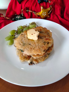 A picture of Paneer potato pancake.