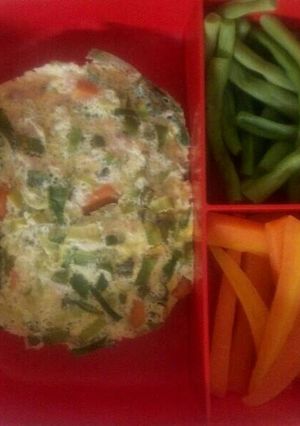Foto resep Diet ala desi (telor kukus sayuran)