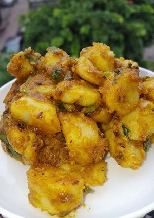 A picture of Besani aloo Jeera.