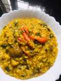 Millets (moringa mushroom kichadi)