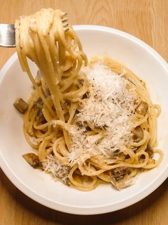 Una foto de "Carbonara" de setas