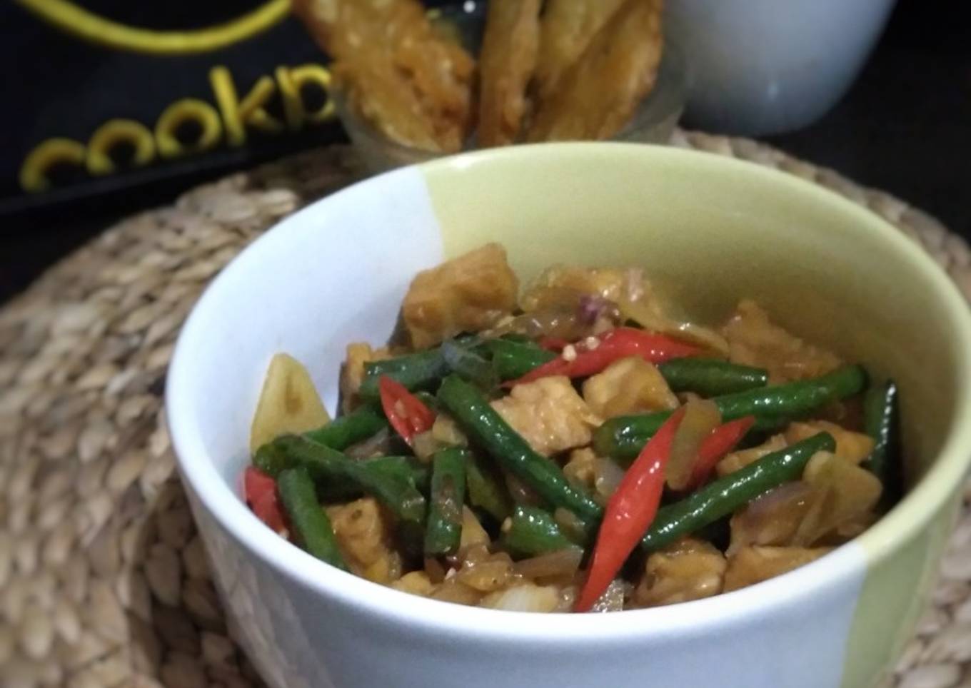 Oseng Tempe Kacang Panjang
