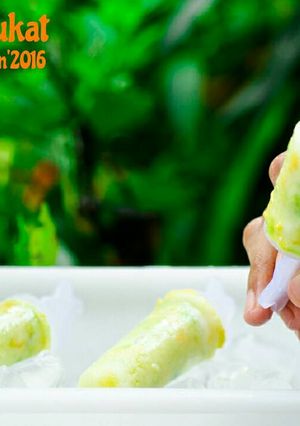 Foto resep Es loli alpukat (avocado popsicle)