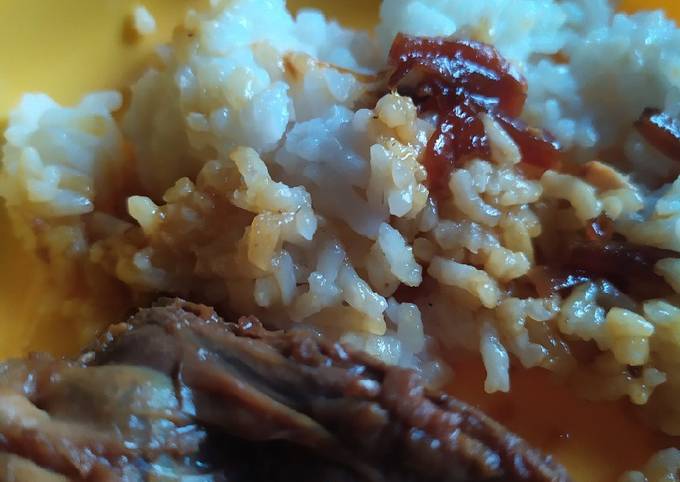 Resep Nasi Ayam Kecap (MPASI) Anti Gagal