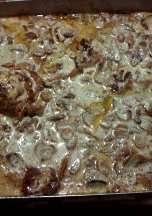 Una foto de Medallones de lomito en salsa de champiñones