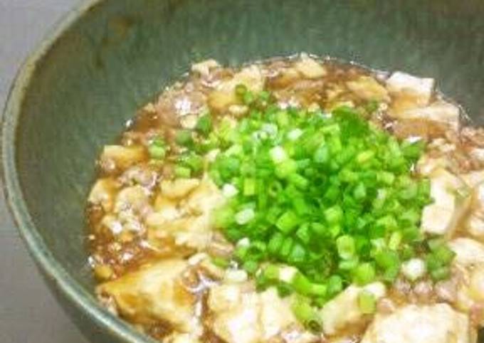 Easiest Way to Prepare Speedy Simple Tofu and Pork with Thick Chinese-style Gravy Sauce