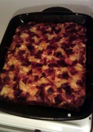 A picture of BB's BBQ Chicken Pizza.
