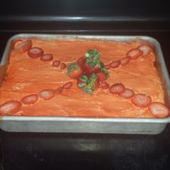 A picture of Ohhhlaa in your mouth strawberry cake.