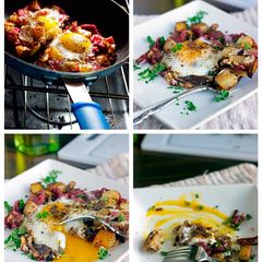 Corned Beef Hash and Eggs A picture of Corned Beef Hash and Eggs.