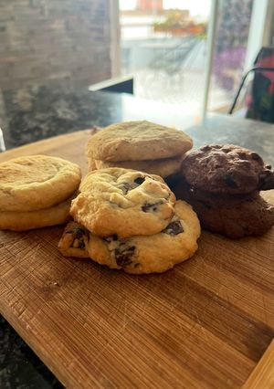 Una foto de Masa base para galletitas dulces (cookie dough)